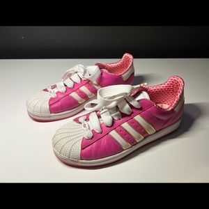Pink Adidas Casual Sneakers